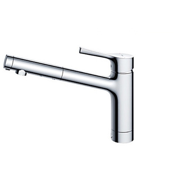 TOTO TKS05304J GGシリーズ (台所用水栓) [シングル混合水栓 (吐水切替タイプ・台付き１穴・寒冷地共用)]の通販は