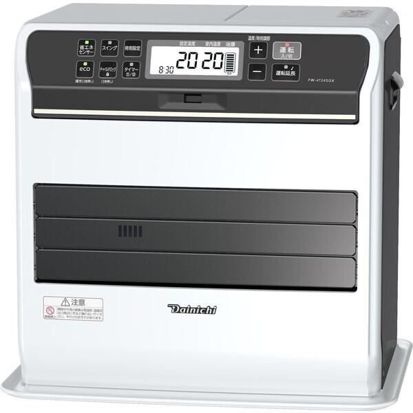 DAINICHI FW-4724SGX(W) プレミアムマットホワイト [石油ファンヒーター (木造12畳/コンクリ17畳まで)]