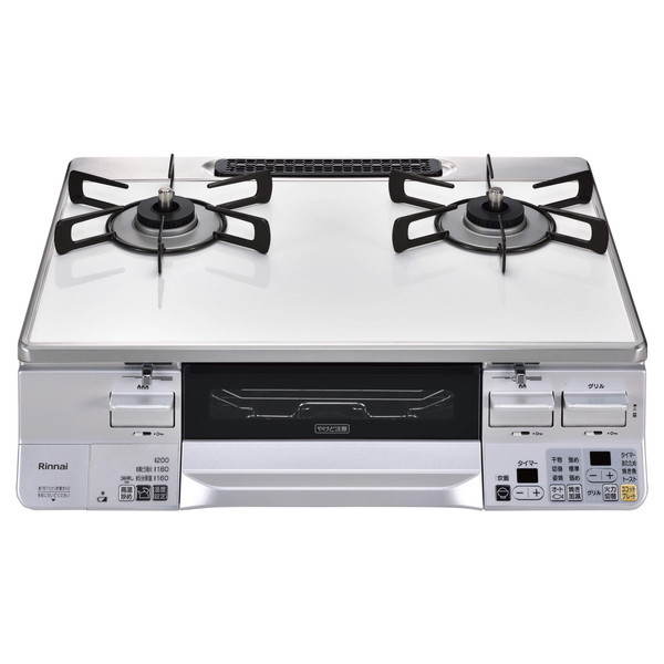 ガスコンロ 都市ガス リンナイ 2口 ラクシエ RTS65AWK3RGA-WR-13A 右強火力