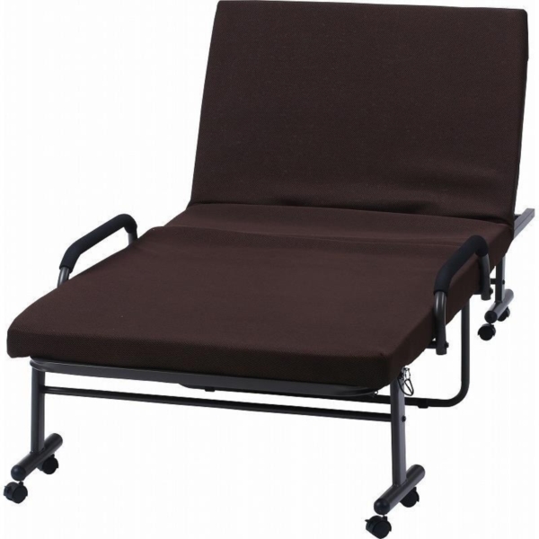 不二貿易 14743 低反発折りたたみベッド フリーロック 42段 高床 SU-080T-H メーカー直送の通販は