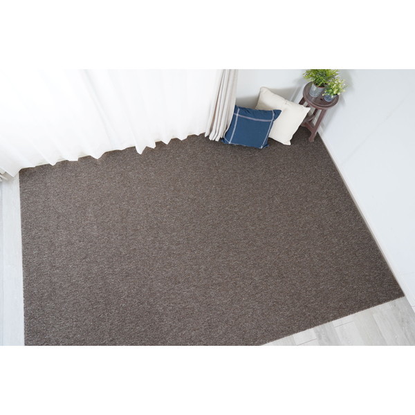 【2/23ポイントUP】スミノエ 13278991 ピースカーペット ホームシェル 江戸間6帖 ブラウン メーカー直送の通販は