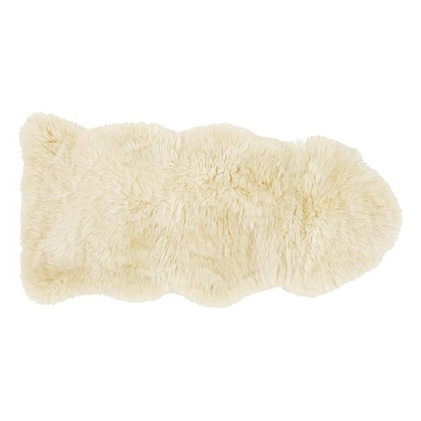 萩原 240619334 天然 ムートン 1.5匹 ラグ M-511-F BE ベージュ 約60×130cm メーカー直送の通販は 9,410円