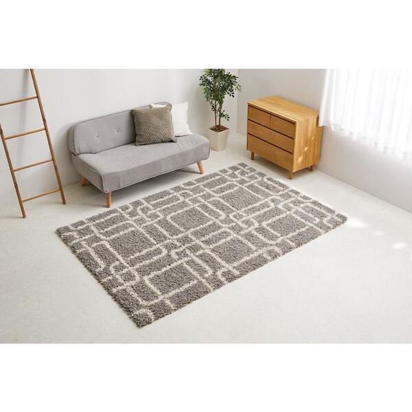 HAGIHARA ハギハラ メーカー直送代引不可 ウィルトンラグ　約200×250cm(折りたたみ)　RAKKAS(ラッカス)　ジャルダン 240621022 HAGIHARA ハギハラ メーカー直送代引不可 ウィルトンラグ 約140×200cm