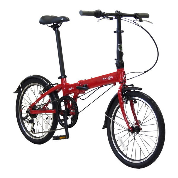 DAHON INTERNATIONAL Hit D6 ヒットD6 フォールディングバイク 20インチ 外装6段変速 アルミフレーム Crimson Red [折りたたみ自転車]の通販は