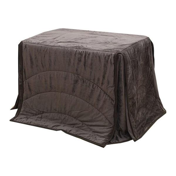 こたつ 布団 長方形 イケヒコ・コーポレーション 5870559 洗える こたつ布団 長方形大 ダイニング用 フィーラ ハイタイプ ブラウン 225×280cm メーカー直送の通販は