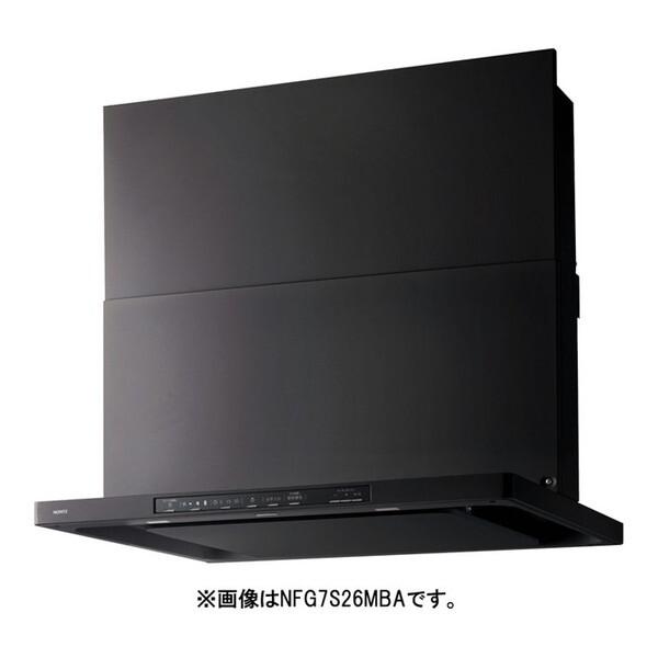 NORITZ NFG9S26MBA ブラック Curara(クララ) [レンジフード (スリム型 