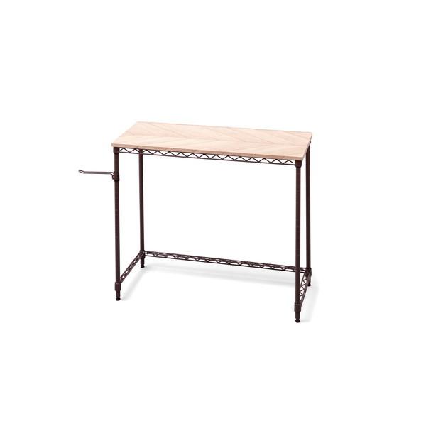 アイリスオーヤマ CMM-D81361ブラウン カラーメタルラック デスク メーカー直送の通販は