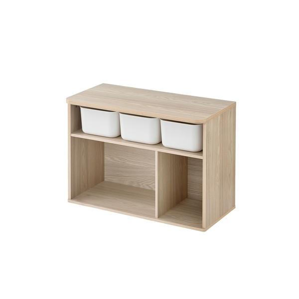 アイリスオーヤマ RUS-74L ライトナチュラル ラウンドシェルフ ロータイプ ライトナチュラル メーカー直送の通販は 6,480円