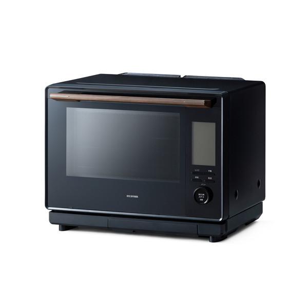 スチームオーブンレンジ コンベクションオーブン オーブン電子レンジ アイリスオーヤマ フラット 30L MS-F3002-B メーカー直送の通販は 33,872円