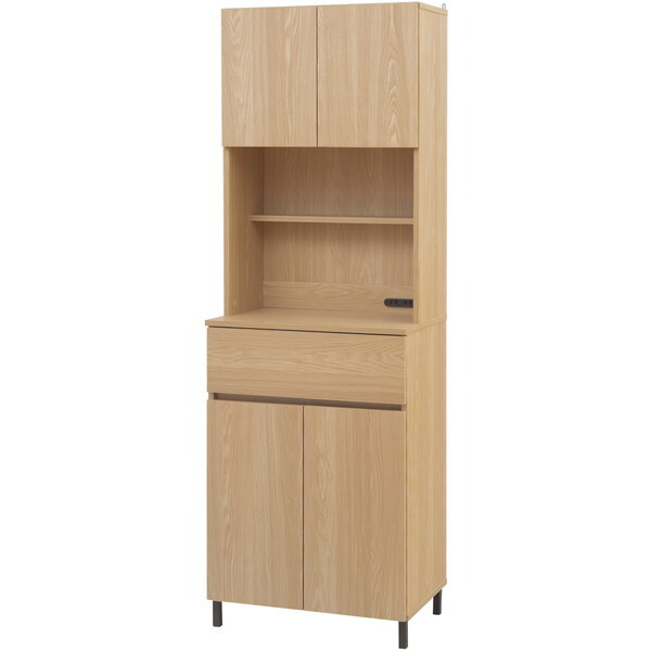 アイリスオーヤマ KCB-590H ナチュラル/ブラック [キッチンキャビネット] メーカー直送の通販は 17,626円