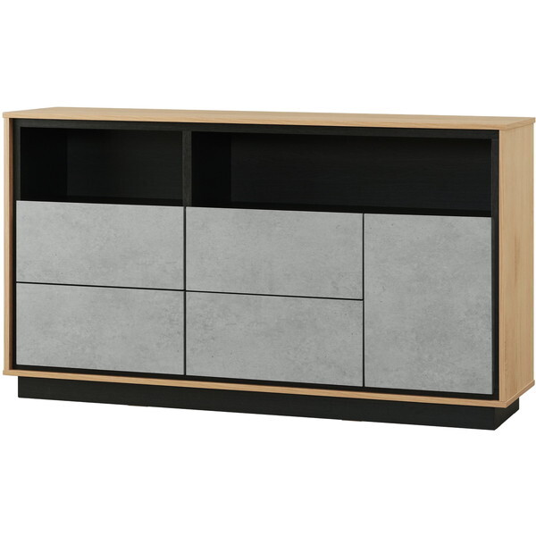 アイリスオーヤマ LVCM-1195 ナチュラル/モルタル [リビングキャビネット] メーカー直送の通販は