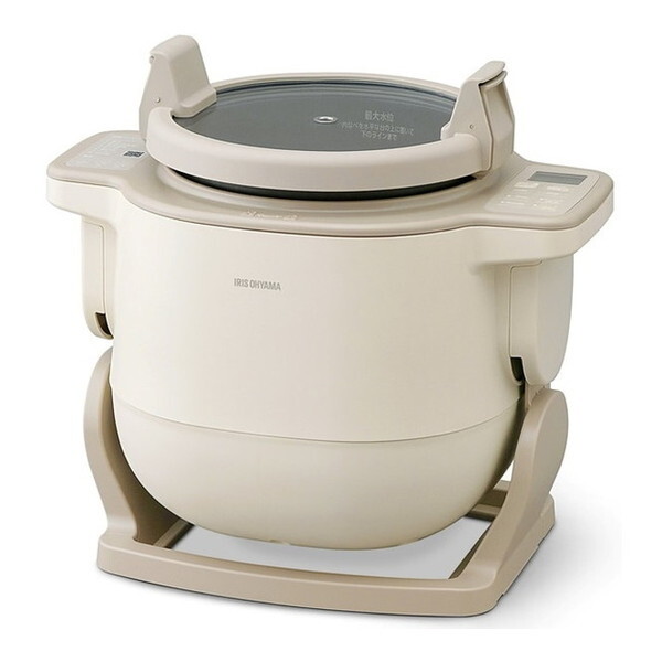 アイリスオーヤマ DAC-IB2-C アイボリー [自動調理鍋 (シェフドラム)] メーカー直送