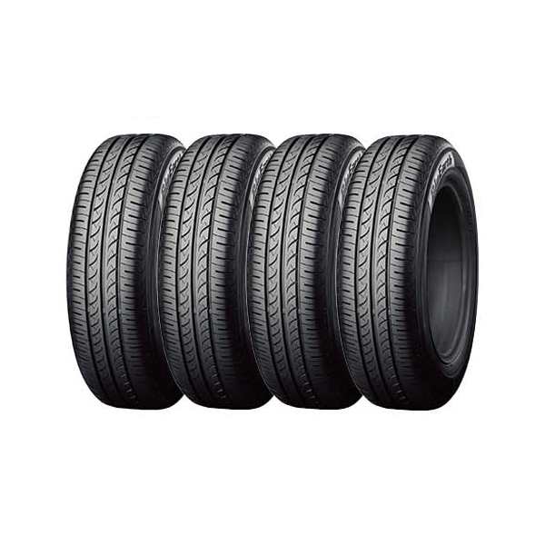 YOKOHAMA 4本セット YOKOHAMA ヨコハマ BlurEarth ブルーアース AE-01 145/80R13 75S タイヤ単品 メーカー直送