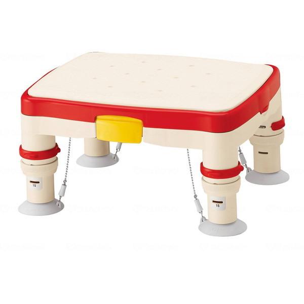 アロン化成 高さ調節付浴槽台R 滑り止めシート レッド 536480 メーカー直送