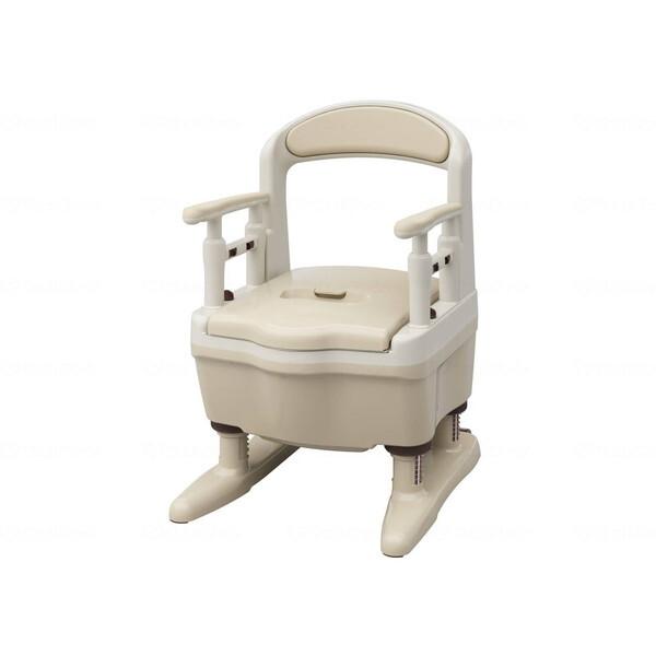 アロン化成 ポータブルトイレ ジャスピタ ベージュ 暖房 533922の通販は