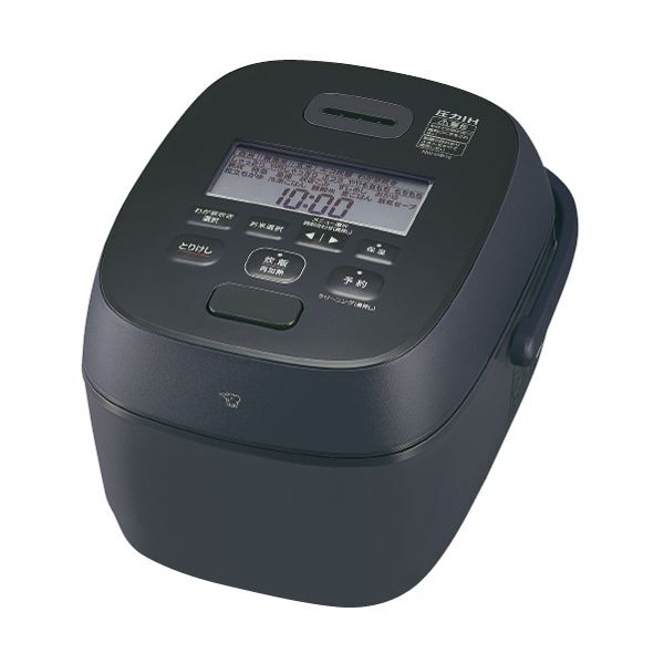 象印 NW-WB10-BZ スレートブラック 極め炊き 豪熱大火力 [圧力IH炊飯器 (5.5合炊き)]
