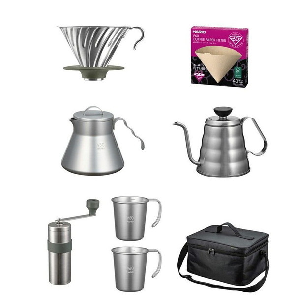 HARIO O-VOCF Outdoor Series [アウトドアコーヒーベーシック8点セット]
