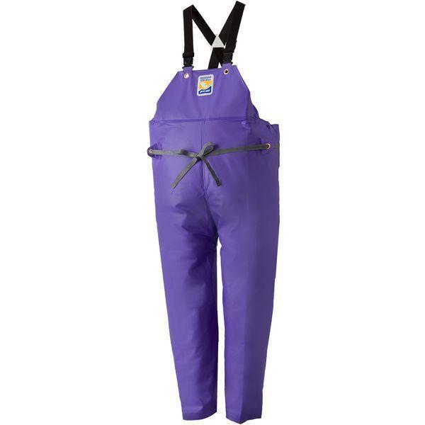 LOGOS マリンエクセル 胸当付ズボン膝当て付 サスペンダー式 パープル LL No.12063931