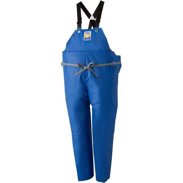 LOGOS マリンエクセル  胸当て付ズボンブルー4L No.12063159