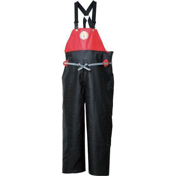 LOGOS ハイパーマリンエクセルプロ オーバーオールブラックS No.12180714