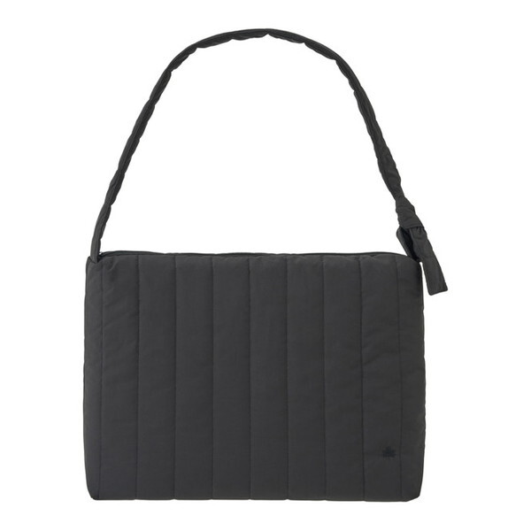 LOGOS ニュースペーパーキルトバック-BE No.37410409 ブラック