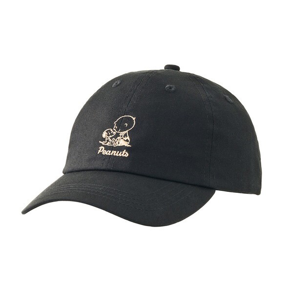 LOGOS SNOOPY（PEANUTS 75years）KIDS CAP ブラック No. No. 37560109の通販は