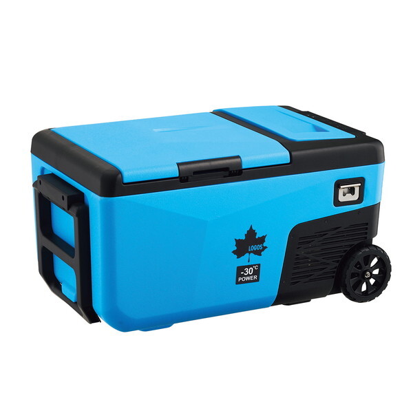 LOGOS 野電 エレキャン・凍結冷凍冷蔵庫 25-BF(-30℃/20℃ 2ドア ホイール) No.74175092 [(25L・上開き)]