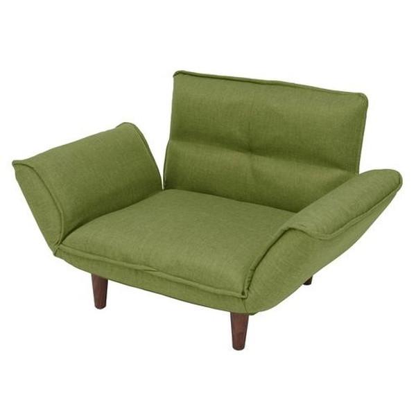 CELLUTANE A282p-583GRN タスクグリーン 和楽 [カウチソファ 日本製 14段 リクライニング 一人掛け] メーカー直送の通販は