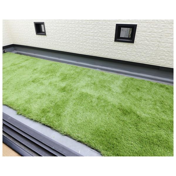 山善 EL10G-FPKM3515 グリーン [ベランダ人工芝 1×5m] メーカー直送