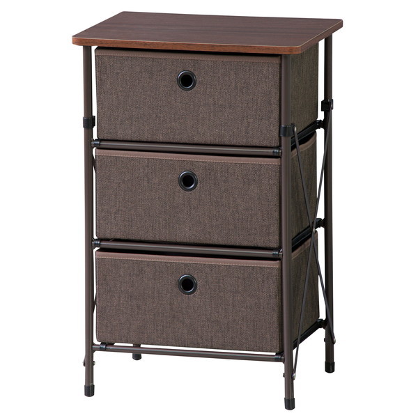 東谷 LFS-701BR ブラウン [簡単組立チェスト 3D] メーカー直送の通販は 5,605円