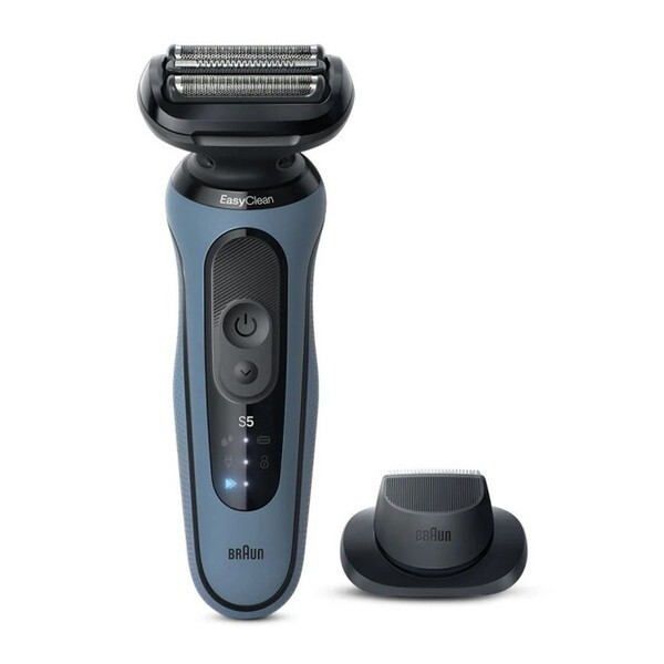 【2/13ポイントUP】BRAUN 52-A1200s アズールブルー シリーズ5 [電気シェーバー (往復式・3枚刃・充電式)]