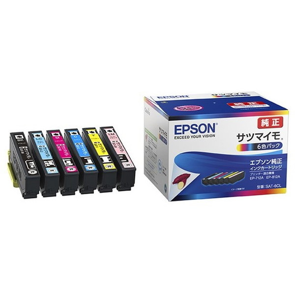 EPSON SAT-6CL [純正インクカートリッジ (6色)]の通販は 6,106円