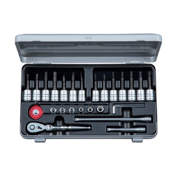 京都機械工具（KTC） TBT226HTH [6.3sq.T型いじり止めトルクス・E型トルクスヘキサゴンビットソケットレンチセット] メーカー直送