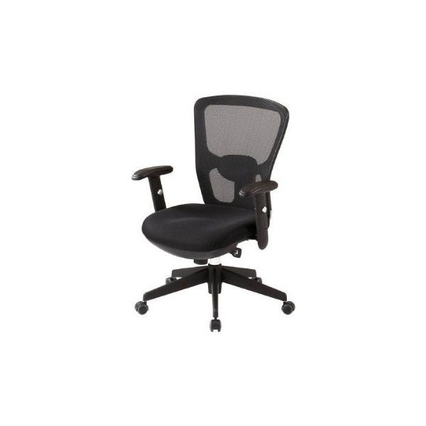 TRUSCO MC5A オフィスチェアMC-5A 背面メッシュタイプ肘付