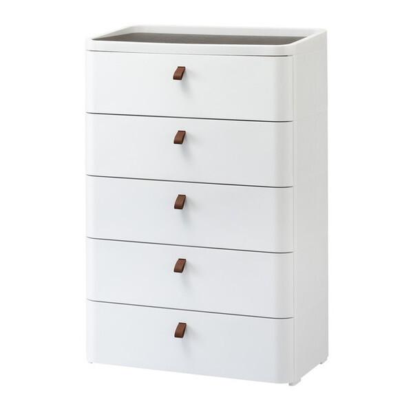SANKA ロイヤルドロアー 725 WH/DBR [収納ケース 5段 (幅72cm)] メーカー直送