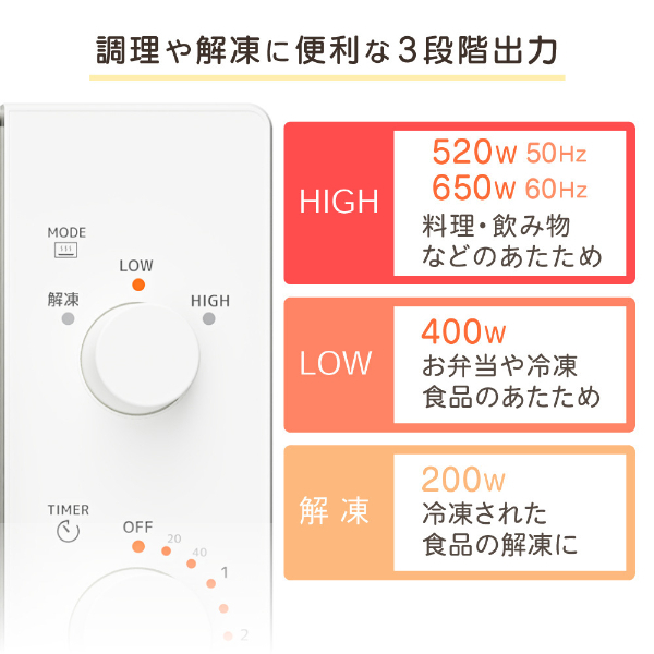電子レンジ 17L フラット式 レンジ ヘルツフリー 小型 一人暮らし 解凍 あたため シンプル ブラック 黒 簡単 調理器具 簡単操作 JM17MD01BK-F マクスゼン_4