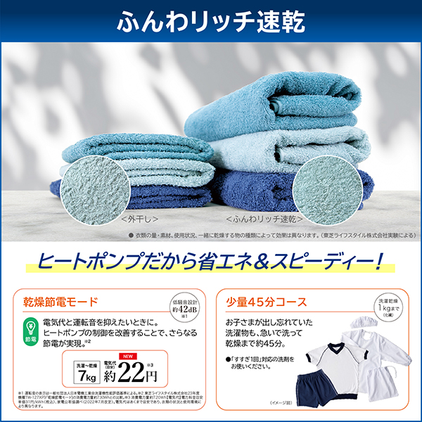 東芝 TW-127XM4L(W) グランホワイト ZABOON [ドラム式洗濯乾燥機 (洗濯