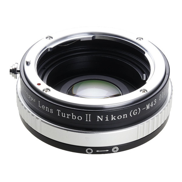 中一光学 Lens Turbo II N/G-m43 [マウントアダプター(ニコンF 中一光学 Lens Turbo II N/G-m43 [マウントアダプター(ニコンF
