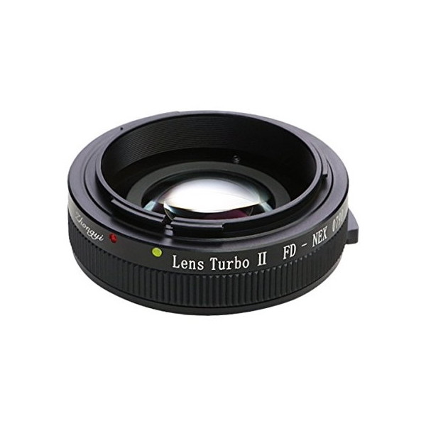 中一光学 Lens Turbo II FDNEX [フォーカルレデューサー マウントアダプター(キヤノンFDマウントレンズ → ソニーNEX