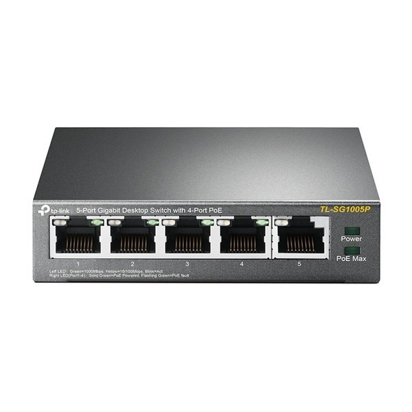 TP-LINK TL-SG1005P [5ポートギガビット デスクトップスイッチ(PoE対応ポート×4)]の通販は 7,400円