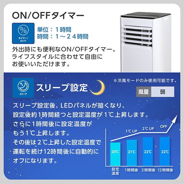 スポットクーラー 家庭用 【2025年新型】 4.5~6畳 2.0kW スポットエアコン エアコン クーラー 除湿機 衣類乾燥除湿機 工事不要 置き型 タイマー リモコン付き 窓パネル付き 冷風 送風 除湿 ポータブルエアコン ホワイト MSC-ST20-02WH マクスゼン