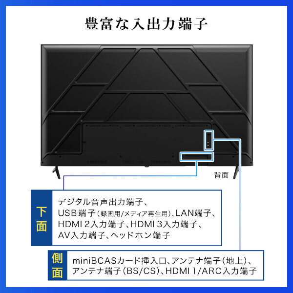 MAXZEN MVU75CH07 [75V型 地上・BS・110度CSデジタル 4K対応 液晶テレビ]_8