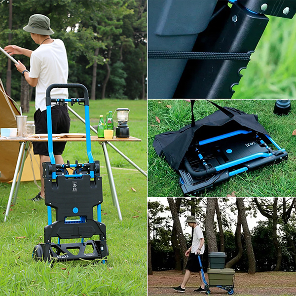 花岡車輌 HANAOKA 二輪台車 四輪台車 カート FLAT CART 2×4 BLACK