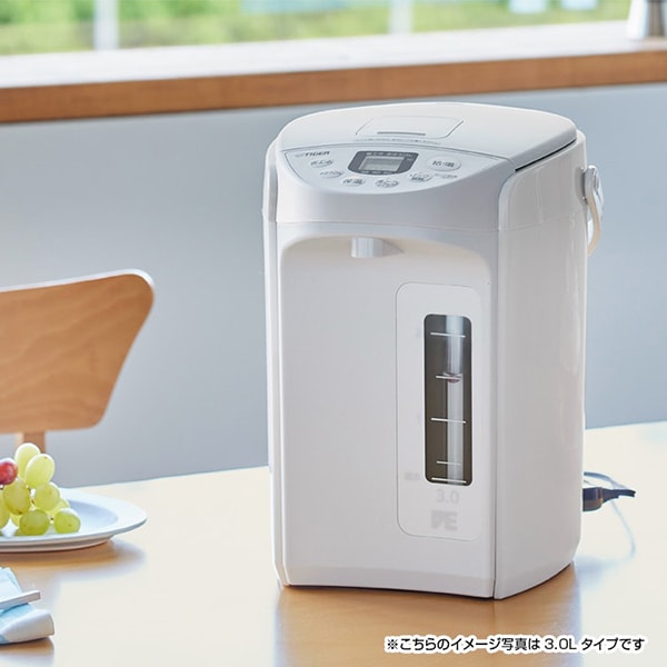 TIGER PIQ-G220WC クールホワイト とく子さん [VE電気まほうびん (2.2L)]_7