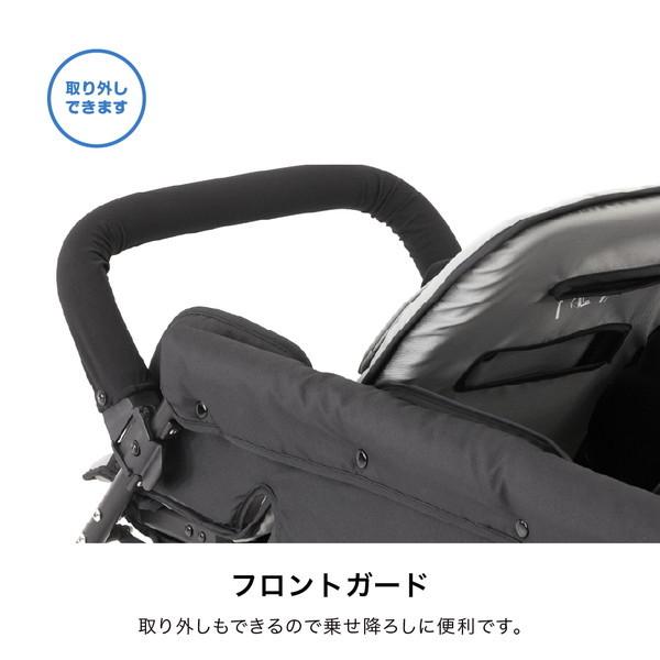 専用品です！ KATOJI 3人乗りベビーカー ブラック 41465 生後6か月〜36か月頃まで 【