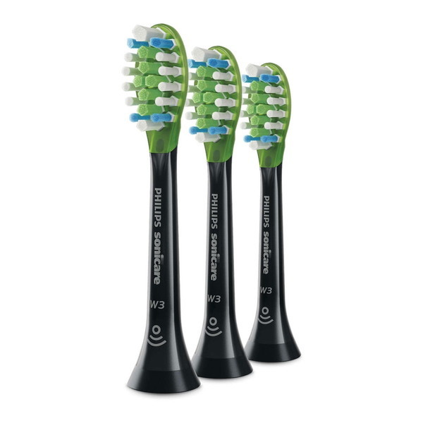 PHILIPS HX9063/96 ブラック ソニッケアー プレミアムホワイトブラシヘッド レギュラー [電動歯ブラシ用替えブラシ3本]