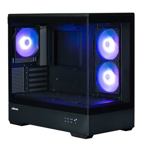 ZALMAN P30 BLACK ブラック [ミニタワー型PCケース]