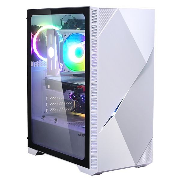 ZALMAN Z3 Iceberg White [ATX MID TOWER COMPUTER CASE]の通販は 9,242円