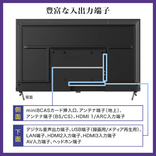 スマートテレビ 43型 Googleテレビ 43インチ HDR対応 GoogleCast スマホ連動 Googleアシスタント Dolby Audio 地上・BS・110度CSデジタル 外付けHDD録画機能 HDMI3系統 YouTube Prime Video JU43QM9SG CHiQ_9