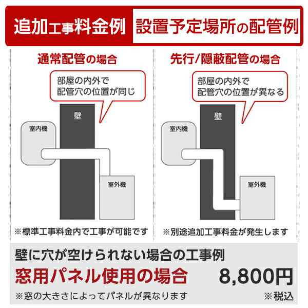 エアコン 6畳 工事費込 標準取付 工事費込み セット エアコン選びは当店にお任せ!